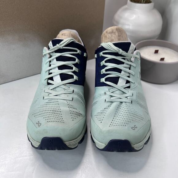 On Cloudsurfer 6 Running Athletic Sneakers Lace Up Fennel Ink 54.99215 Women 7.5 - Picture 5 of 10